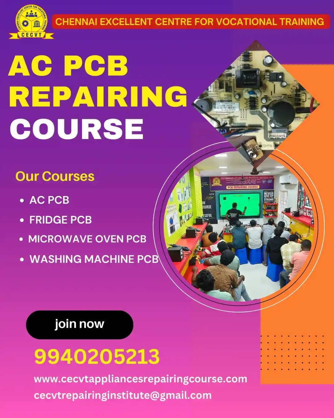 AC PCB Board Mechanic Course in Hnahthial Mizoram