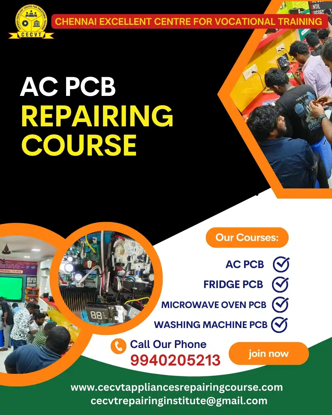 AC PCB Board Mechanic Course in Khawzawl Mizoram