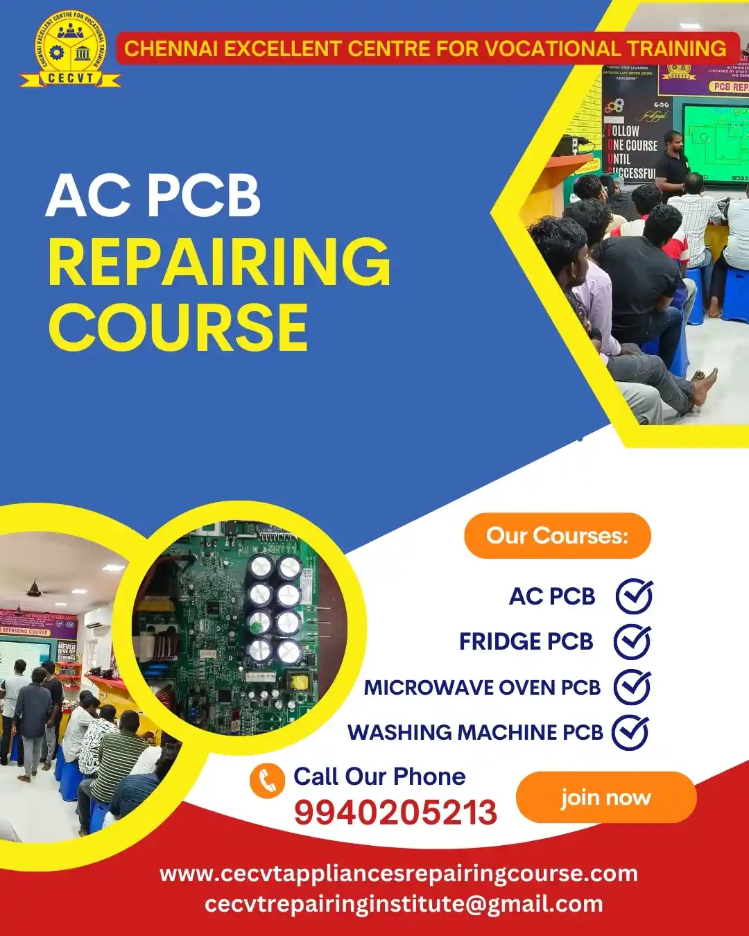 AC PCB Board Mechanic Course in Khawzawl Mizoram
