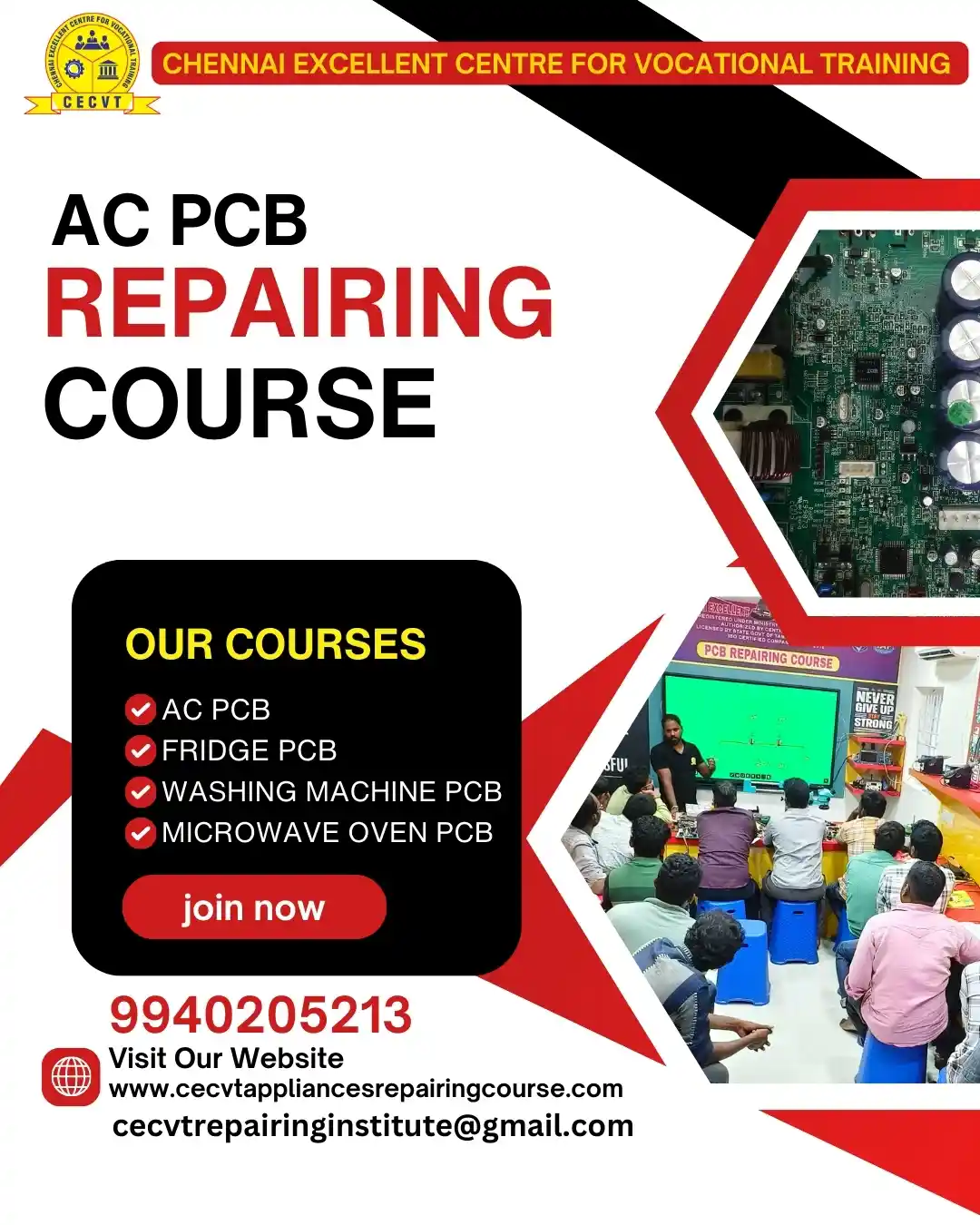 AC PCB Board Mechanic Course in Kolasib Mizoram