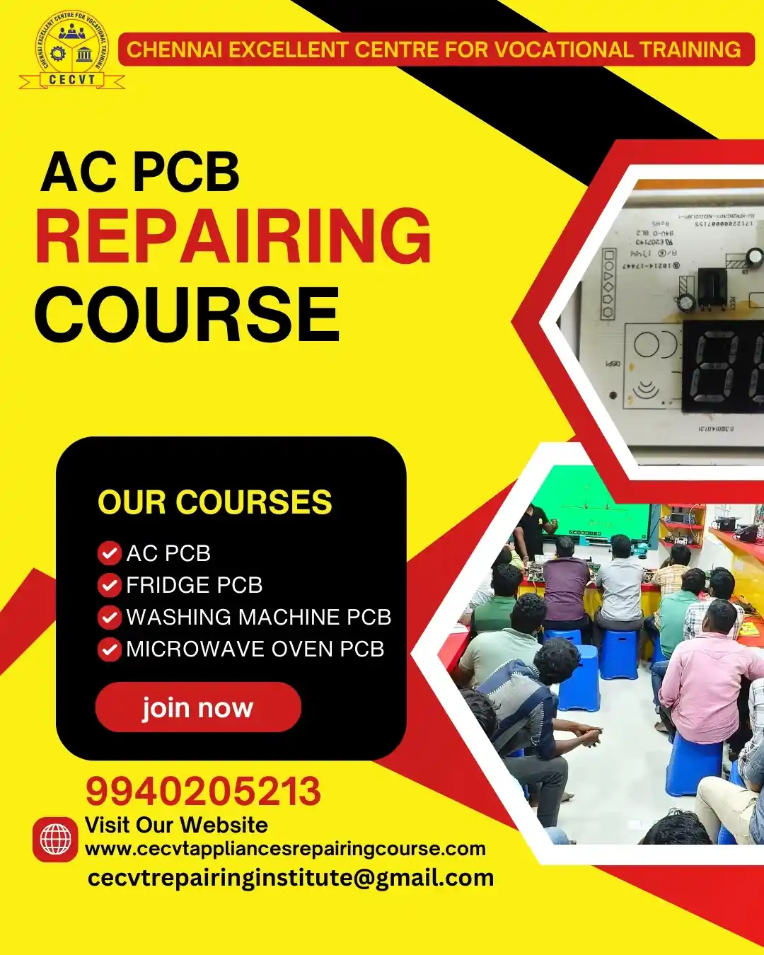 AC PCB Board Mechanic Course in Kolasib Mizoram