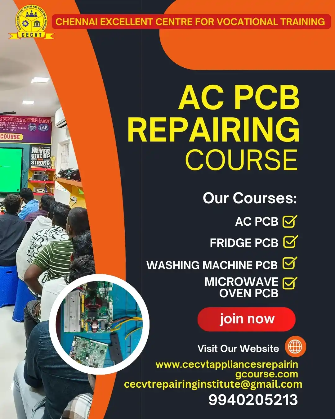 AC PCB Board Mechanic Course in Lawngtlai Mizoram