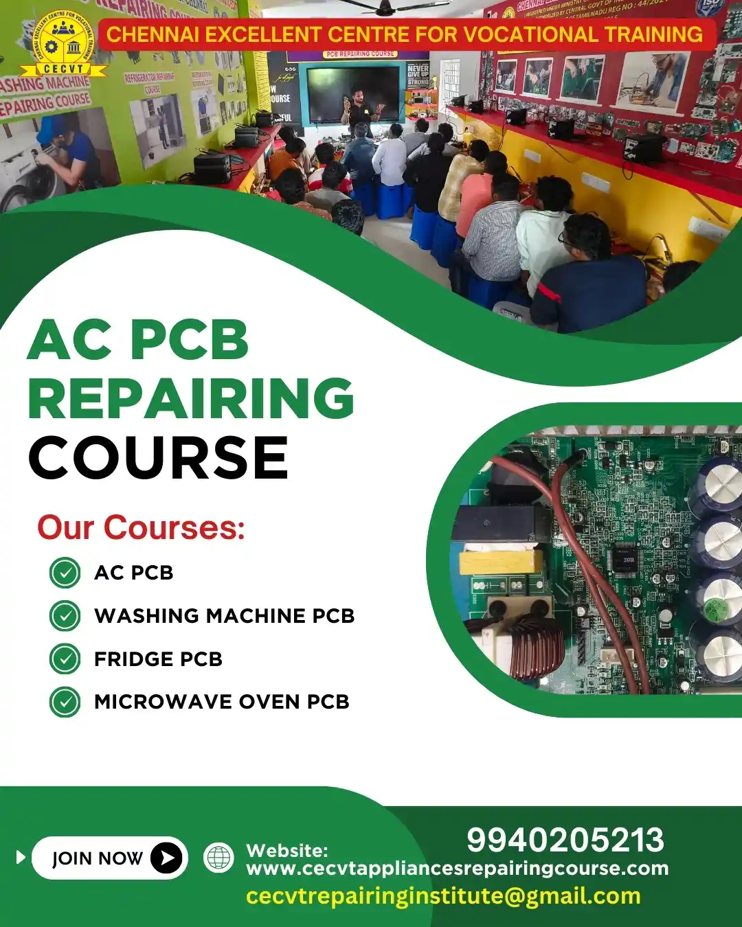 AC PCB Board Mechanic Course in Lawngtlai Mizoram