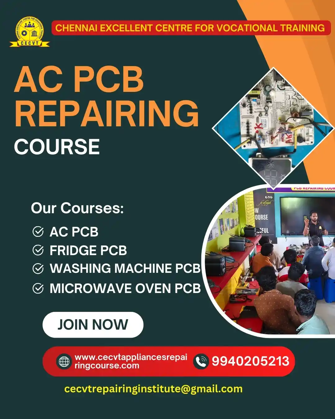 AC PCB Board Mechanic Course in Lunglei Mizoram