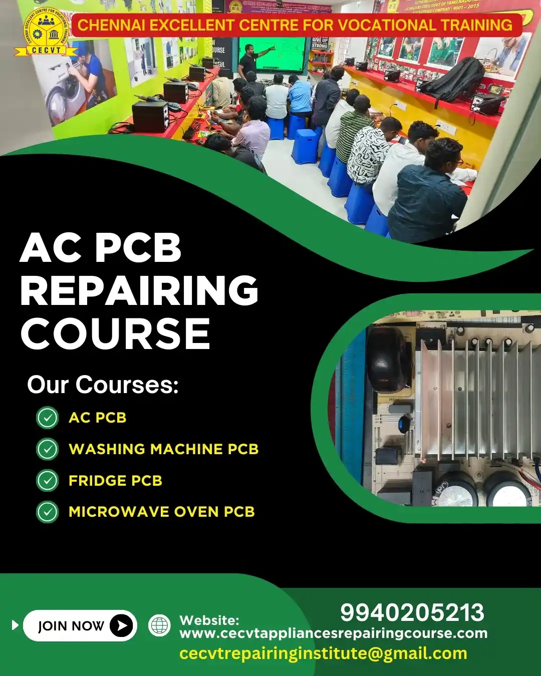 AC PCB Board Mechanic Course in Lunglei Mizoram