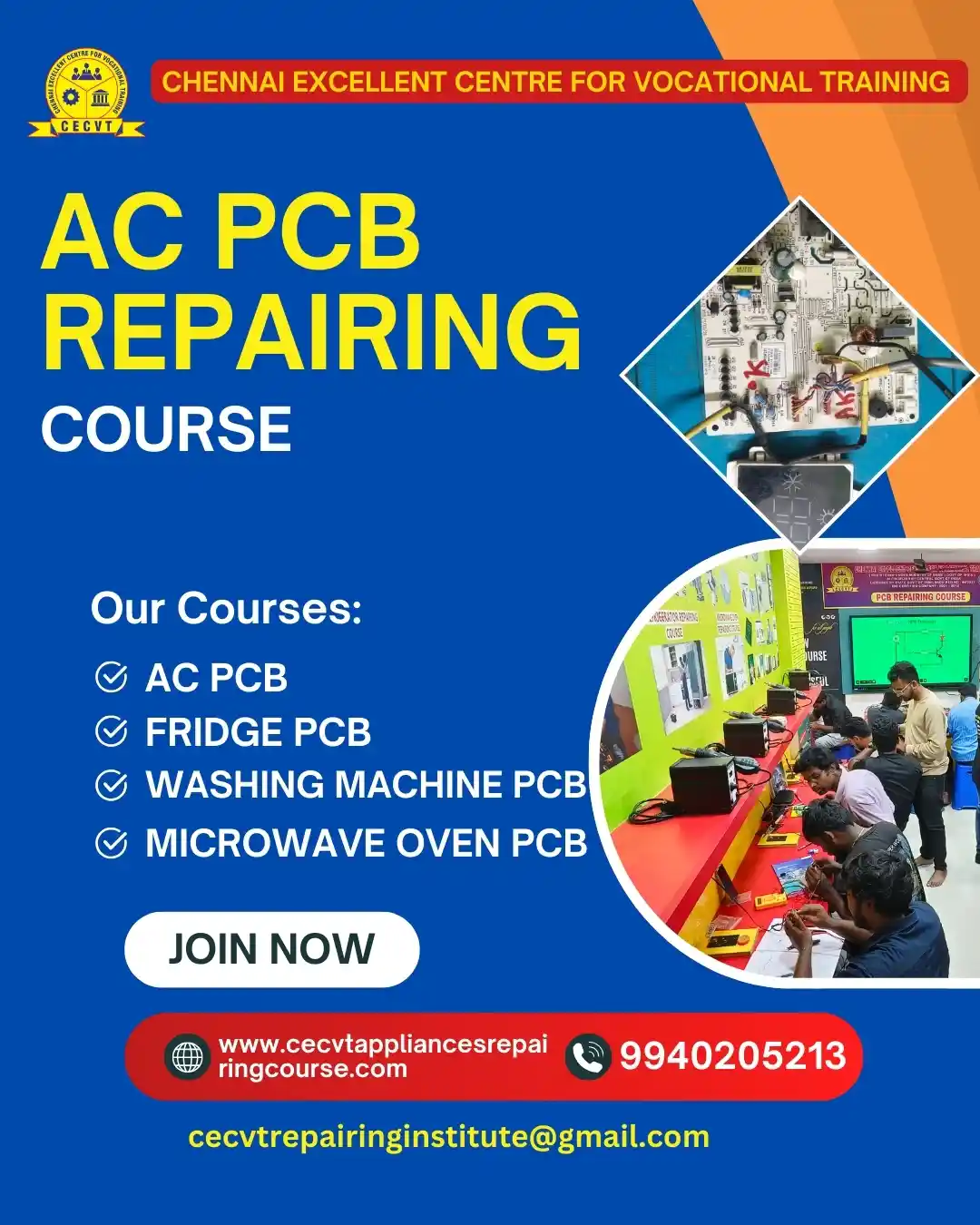 AC PCB Board Mechanic Course in Mamit Mizoram