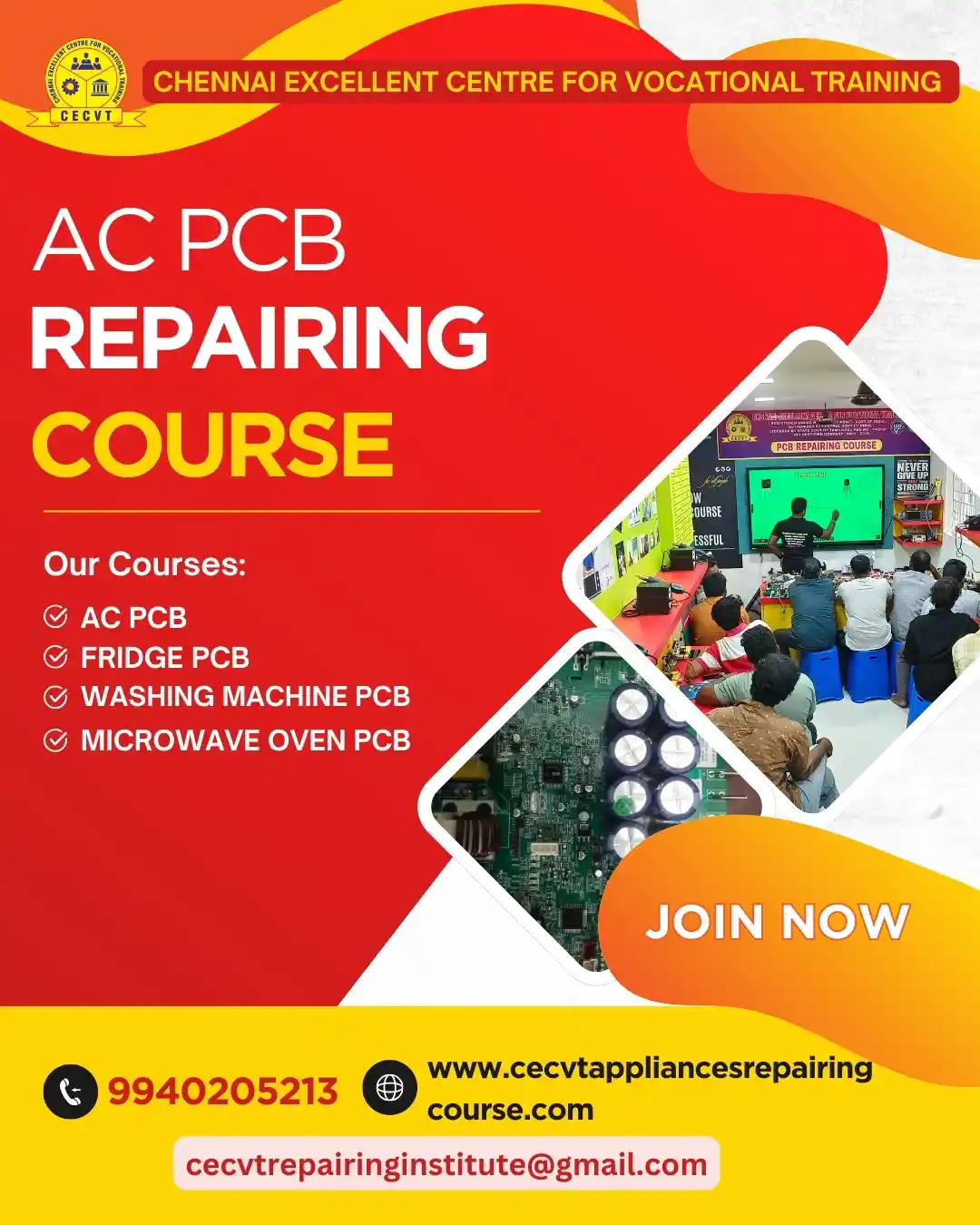 AC PCB Board Mechanic Course in Mamit Mizoram