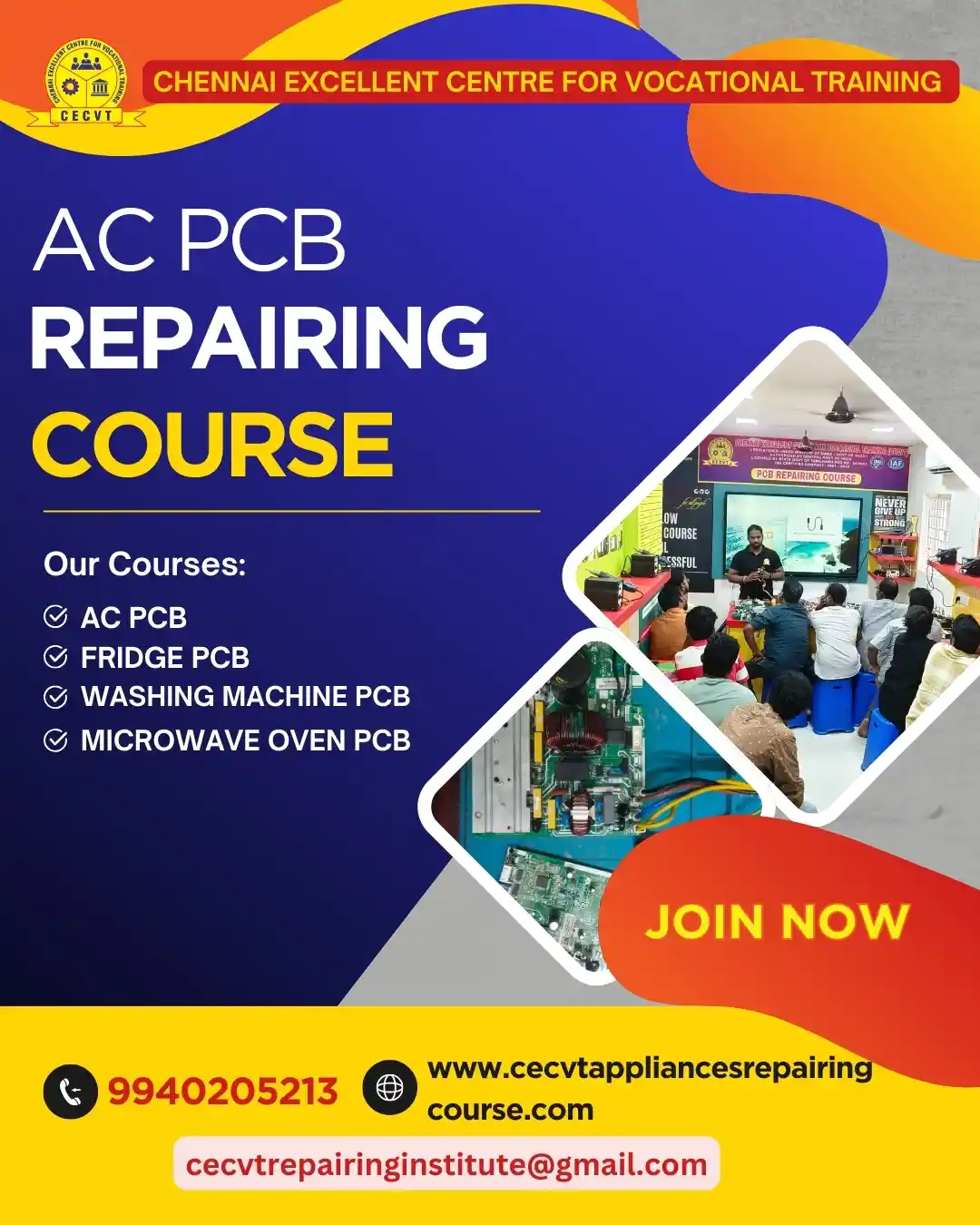 AC PCB Board Mechanic Course in Mamit Mizoram