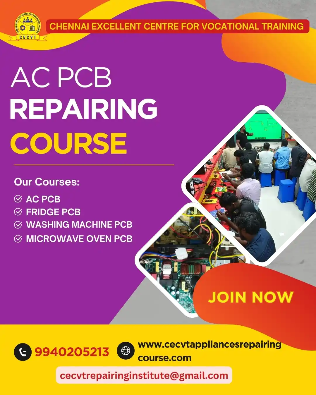 AC PCB Board Mechanic Course in Saiha Mizoram
