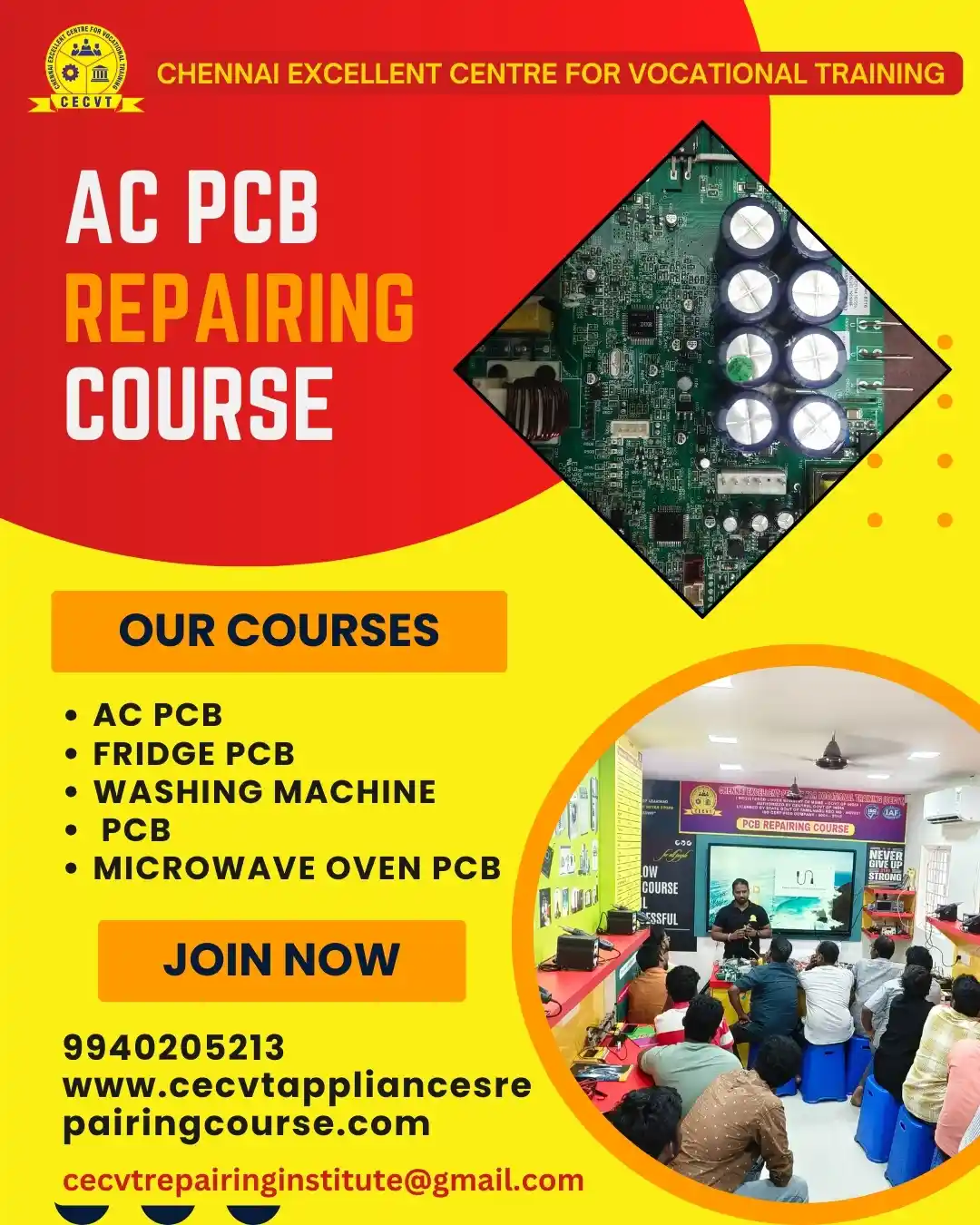 AC PCB Board Mechanic Course in Saiha Mizoram