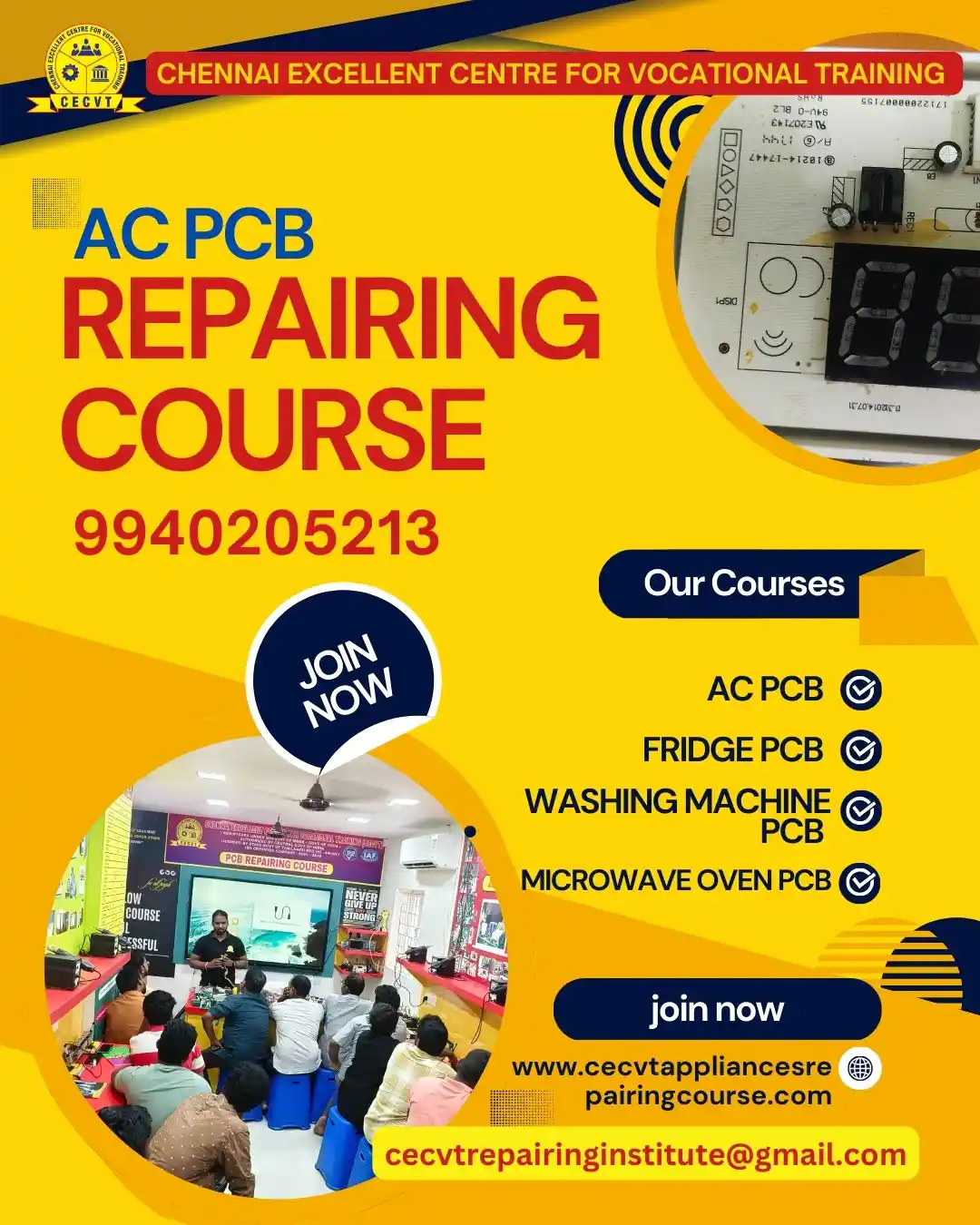 AC PCB Board Mechanic Course in Saitual Mizoram