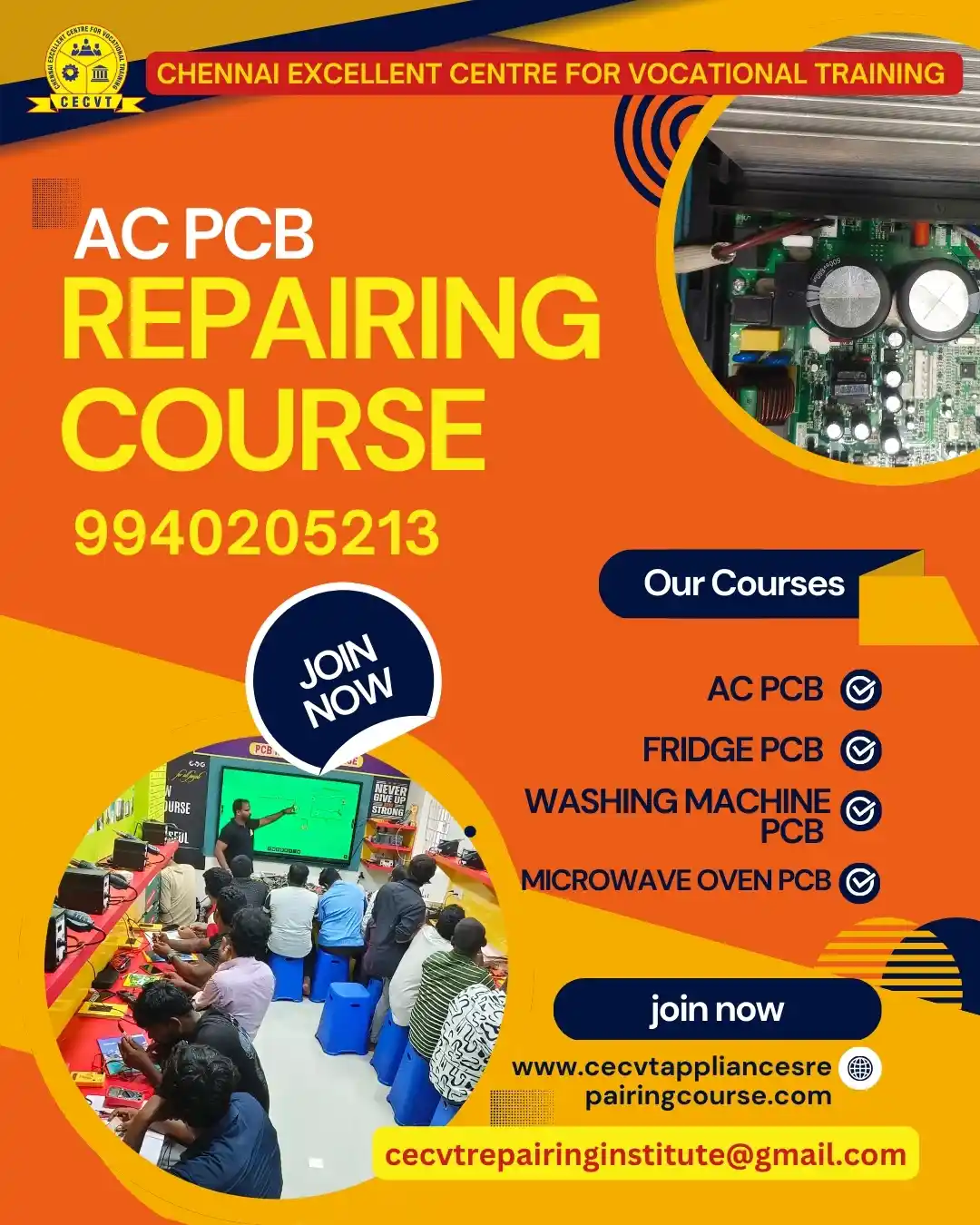 AC PCB Board Mechanic Course in Saitual Mizoram