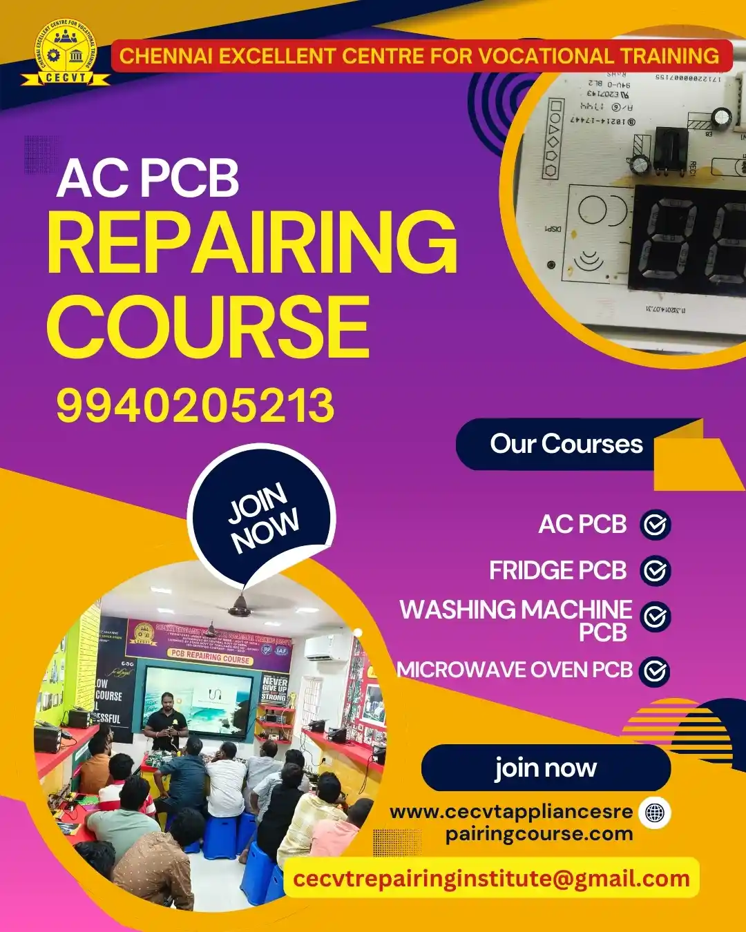 AC PCB Board Mechanic Course in Saitual Mizoram