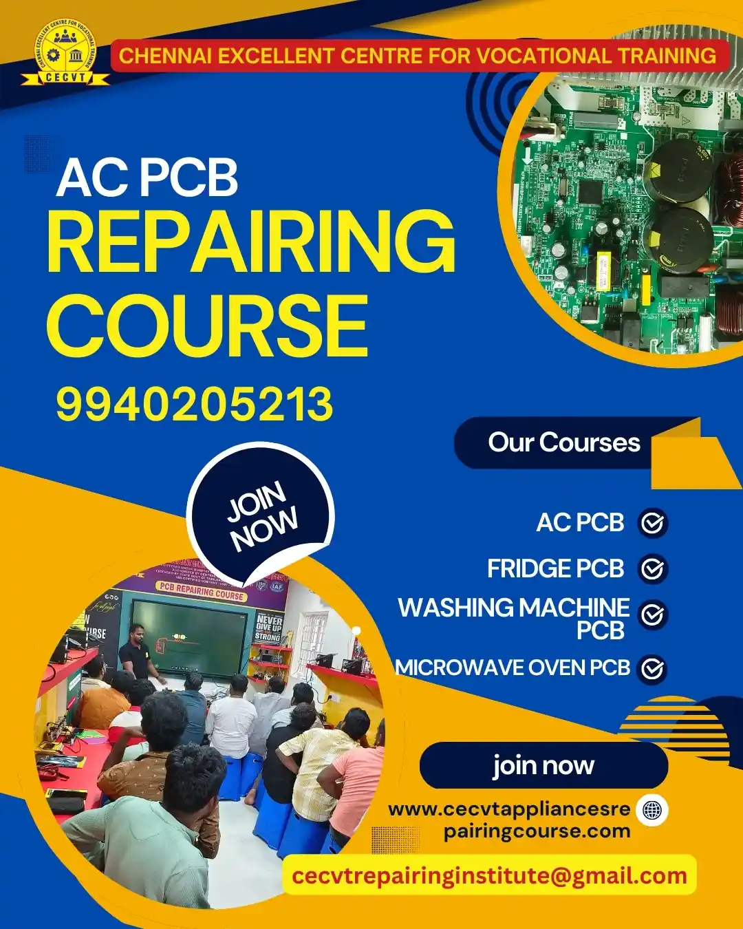 AC PCB Board Mechanic Course in Saitual Mizoram