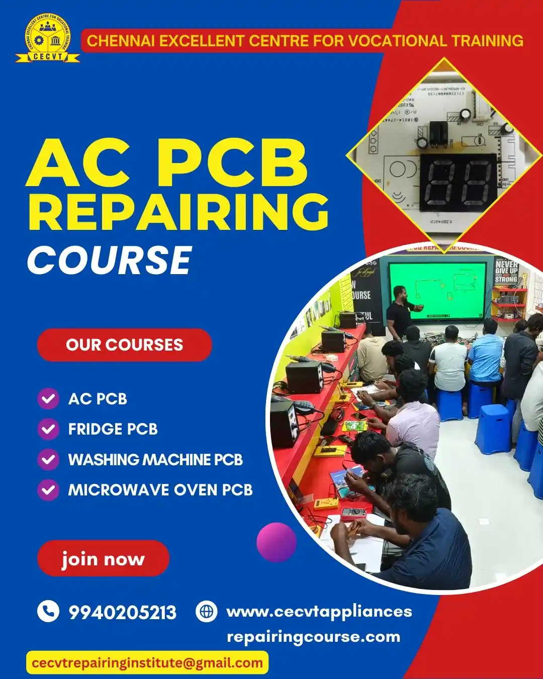 AC PCB Board Mechanic Course in Serchhip Mizoram
