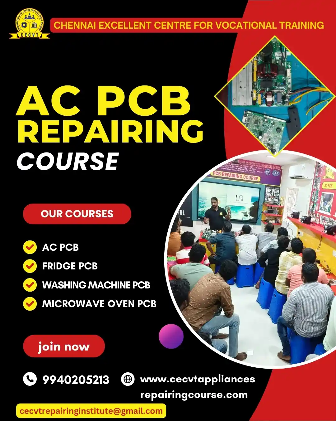 AC PCB Board Mechanic Course in Serchhip Mizoram