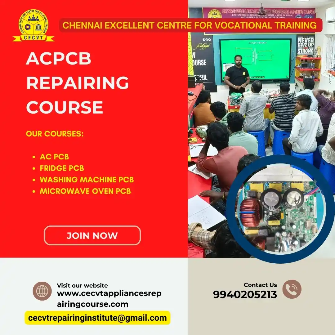 AC PCB Board Mechanic Course in East Champaran Bihar