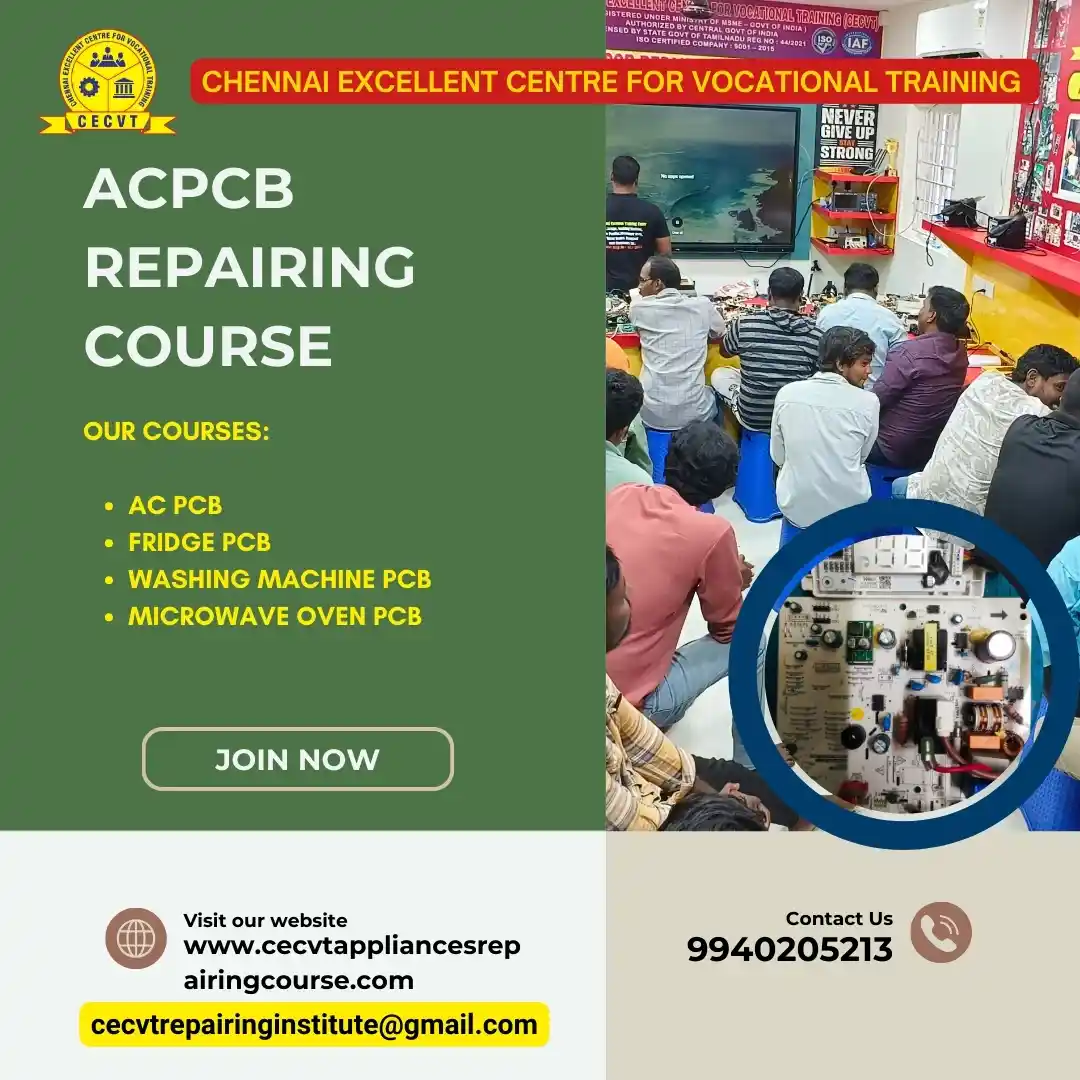 AC PCB Board Mechanic Course in East Champaran Bihar