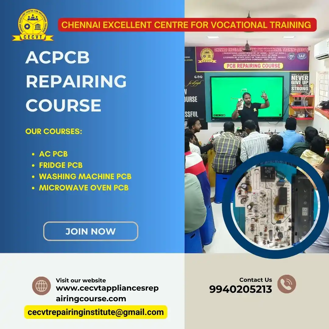 AC PCB Board Mechanic Course in East Champaran Bihar