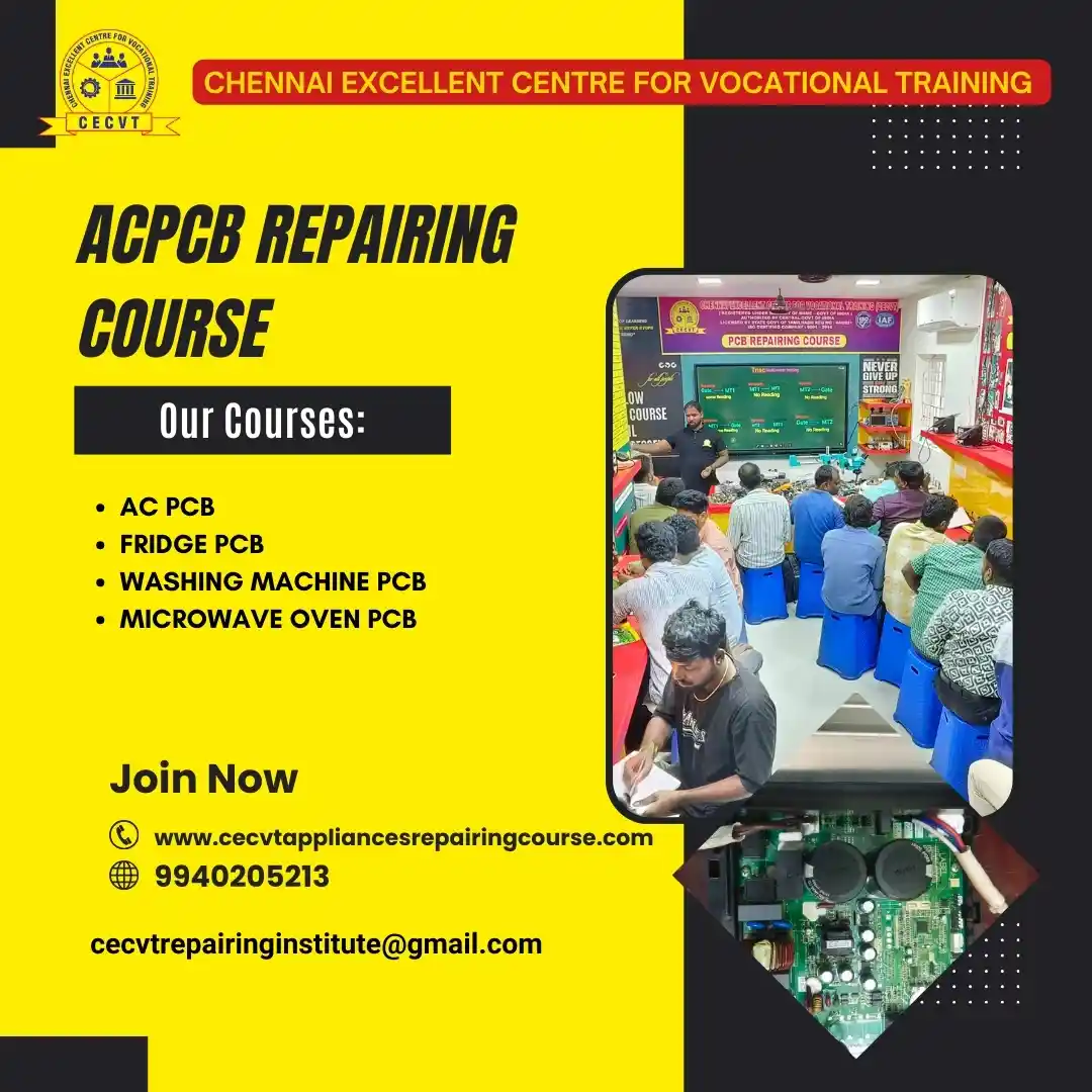 AC PCB Board Mechanic Course in East Champaran Bihar