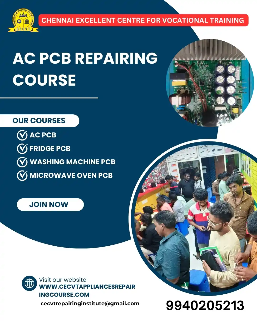 AC PCB Board Mechanic Course in Beed Maharashtra