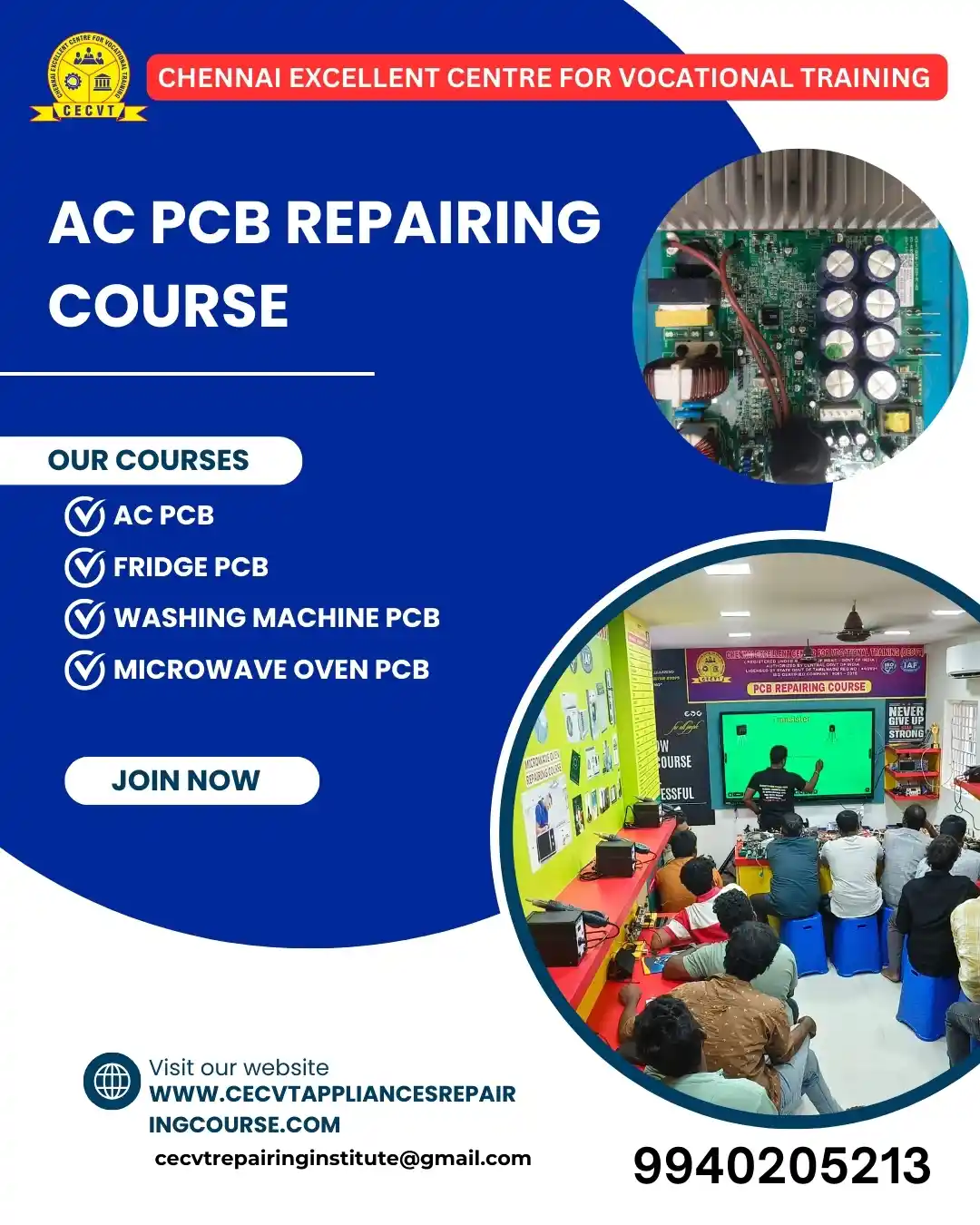 AC PCB Board Mechanic Course in Beed Maharashtra