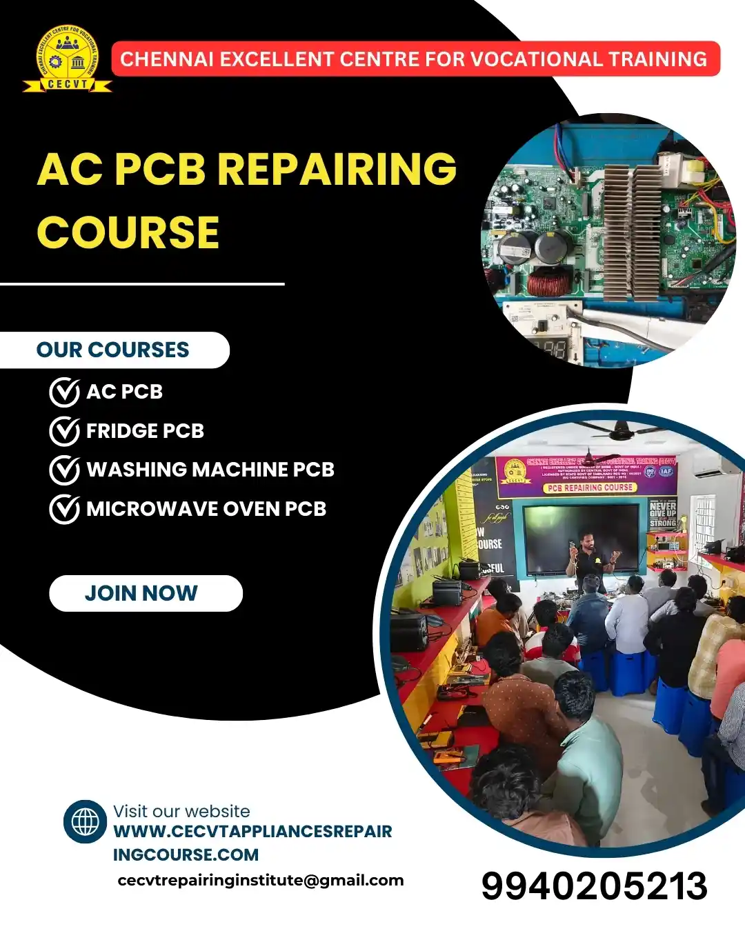 AC PCB Board Mechanic Course in Beed Maharashtra