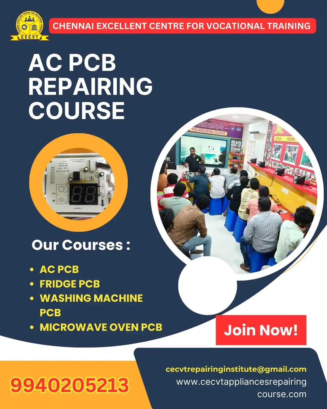 AC PCB Board Mechanic Course in Bhandara Maharashtra