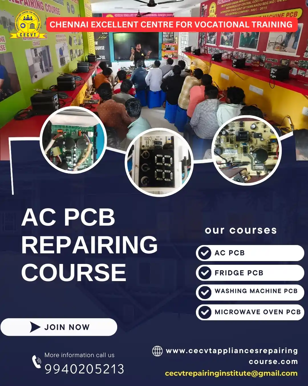 AC PCB Board Mechanic Course in Chandrapur Maharashtra