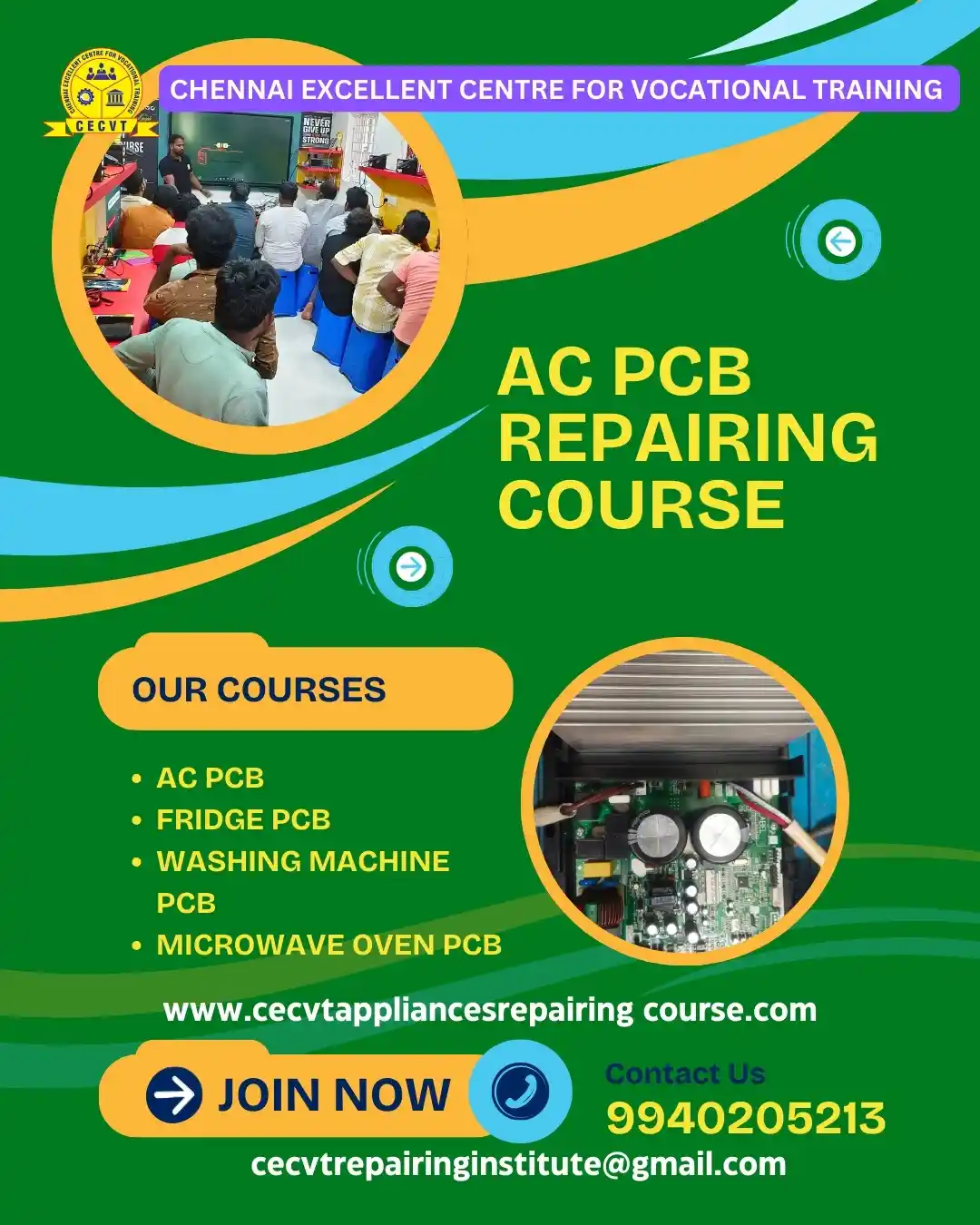 AC PCB Board Mechanic Course in Hingoli Maharashtra