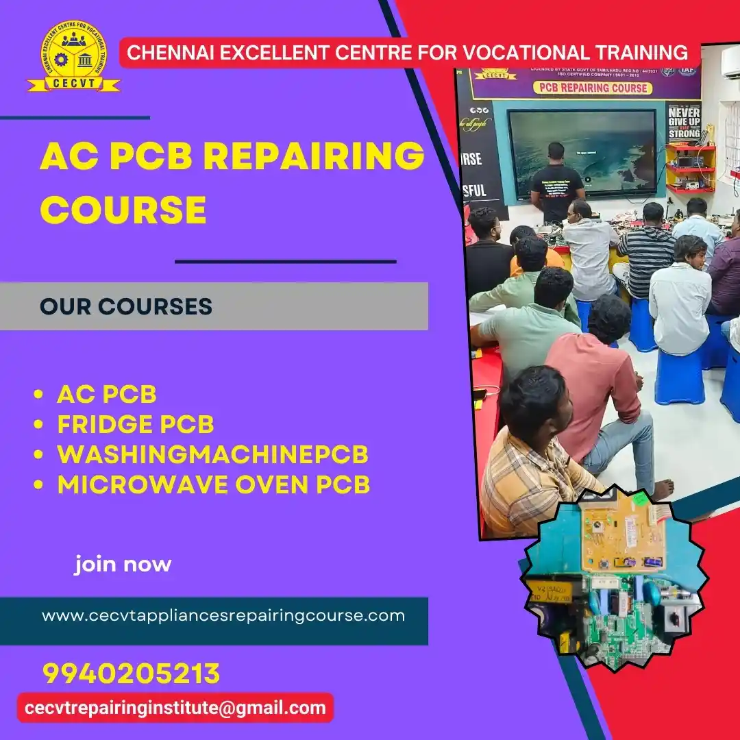 AC PCB Board Mechanic Course in Thiruvallur Tamil Nadu