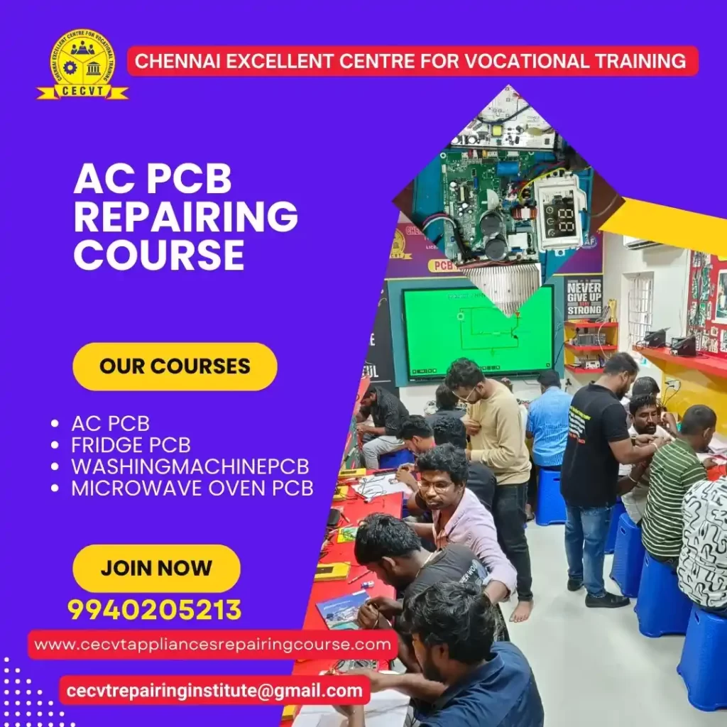 AC PCB Board Mechanic Course in Thiruvarur Tamil Nadu