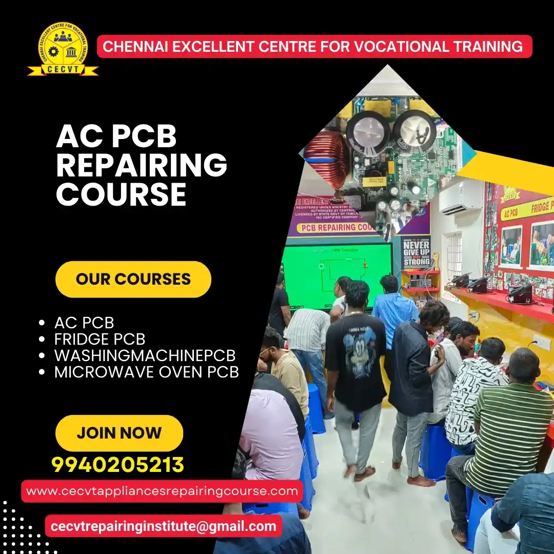 AC PCB Board Mechanic Course in Thiruvarur Tamil Nadu
