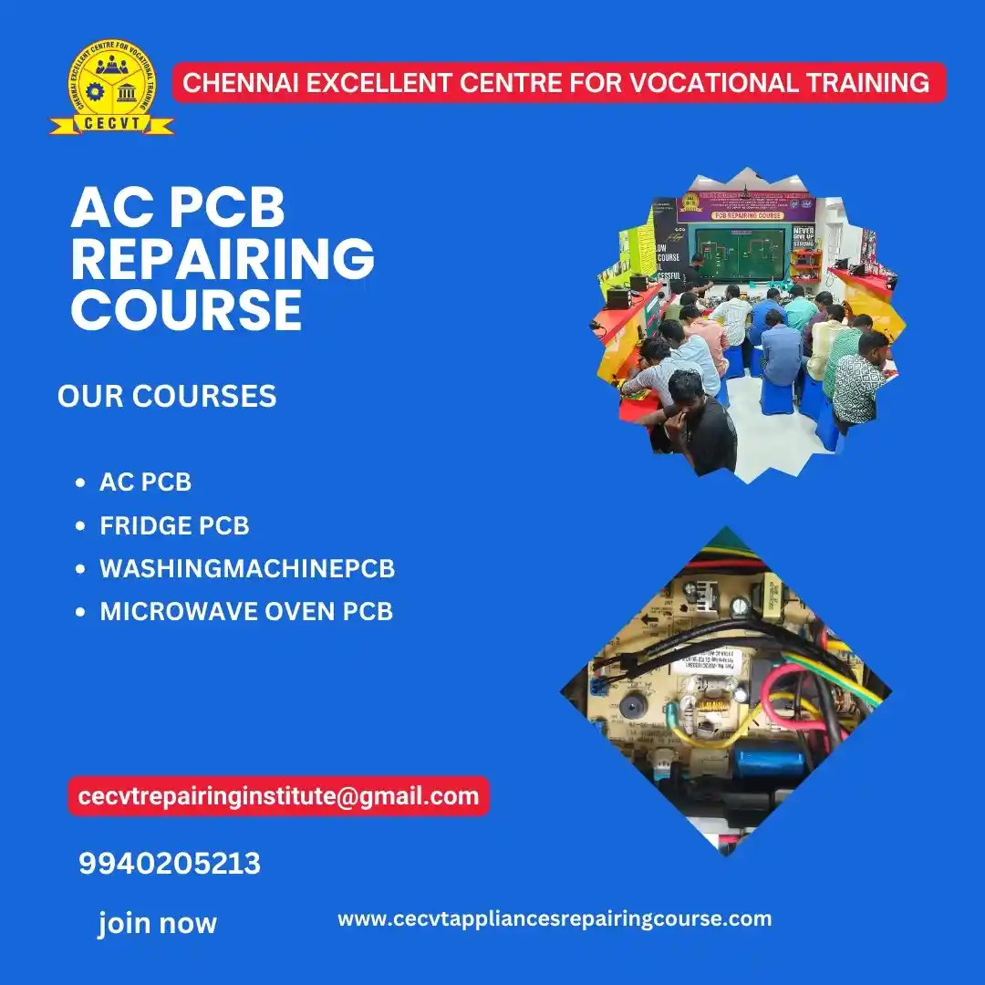 AC PCB Board Mechanic Course in Thiruvarur Tamil Nadu