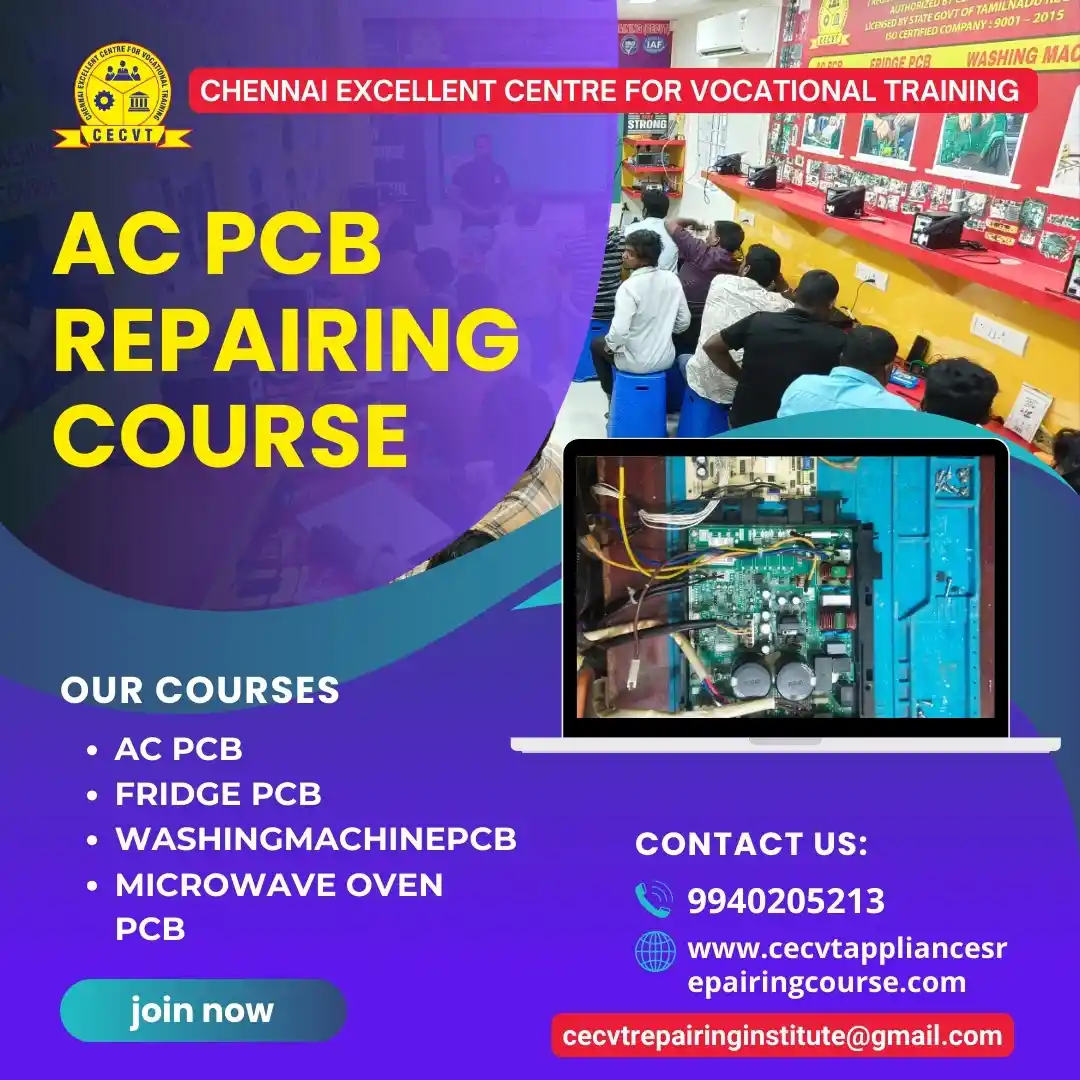 AC PCB Board Mechanic Course in Tirupathur Tamil Nadu