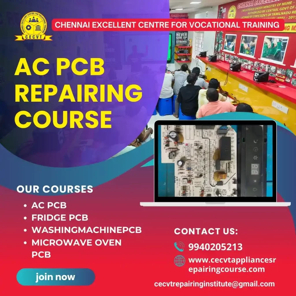 AC PCB Board Mechanic Course in Tirupathur Tamil Nadu