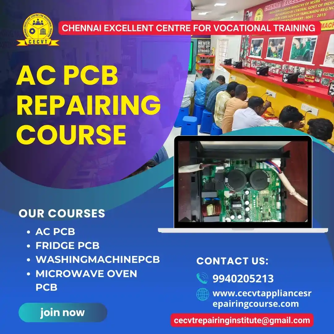 AC PCB Board Mechanic Course in Tirupathur Tamil Nadu