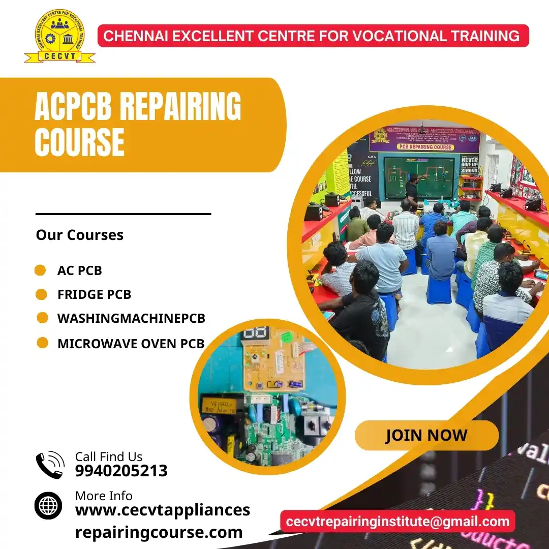 AC PCB Board Mechanic Course in Tiruvannamalai Tamil Nadu