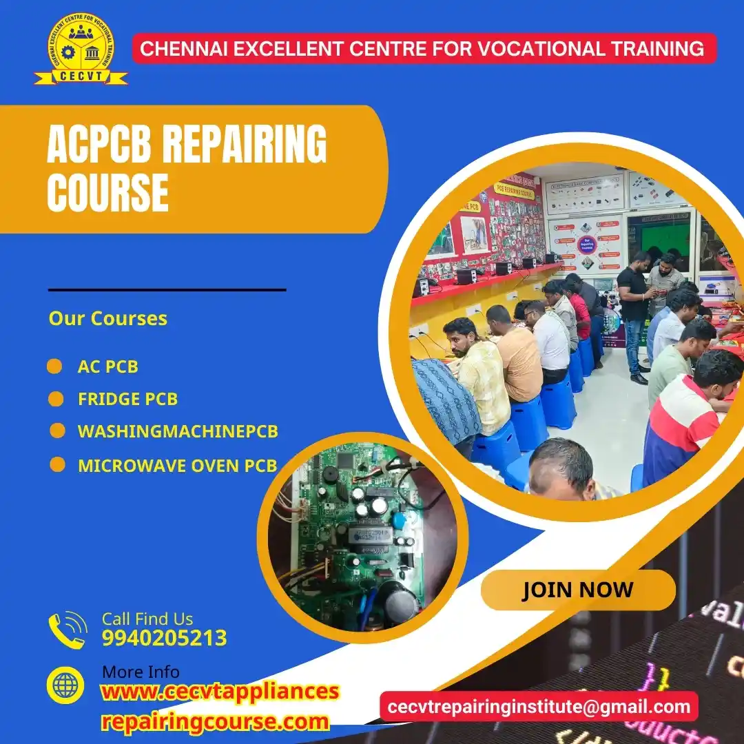 AC PCB Board Mechanic Course in Tiruvannamalai Tamil Nadu