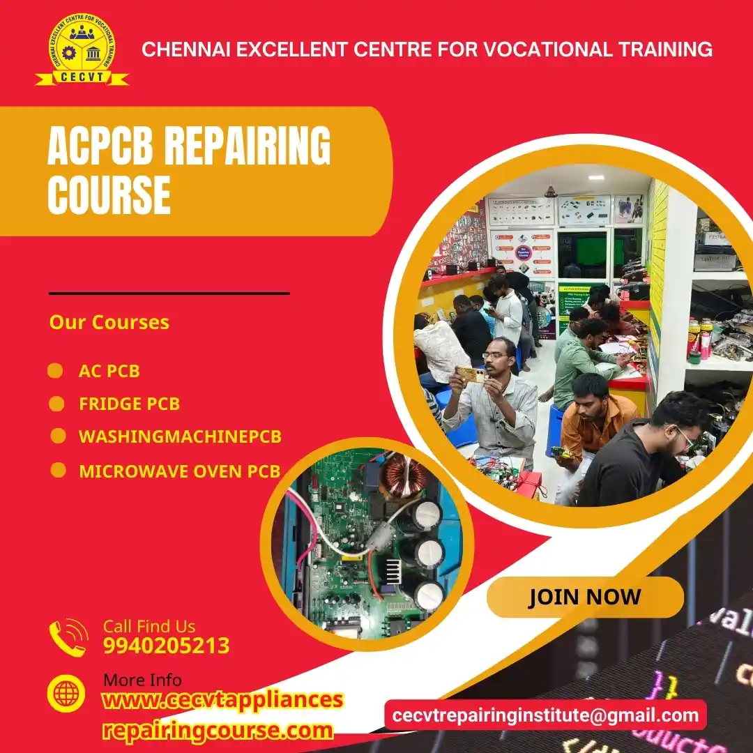AC PCB Board Mechanic Course in Vellore Tamil Nadu