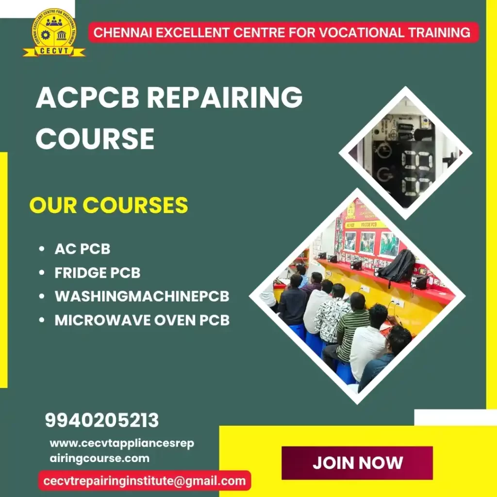AC PCB Board Mechanic Course in Viluppuram Tamil Nadu
