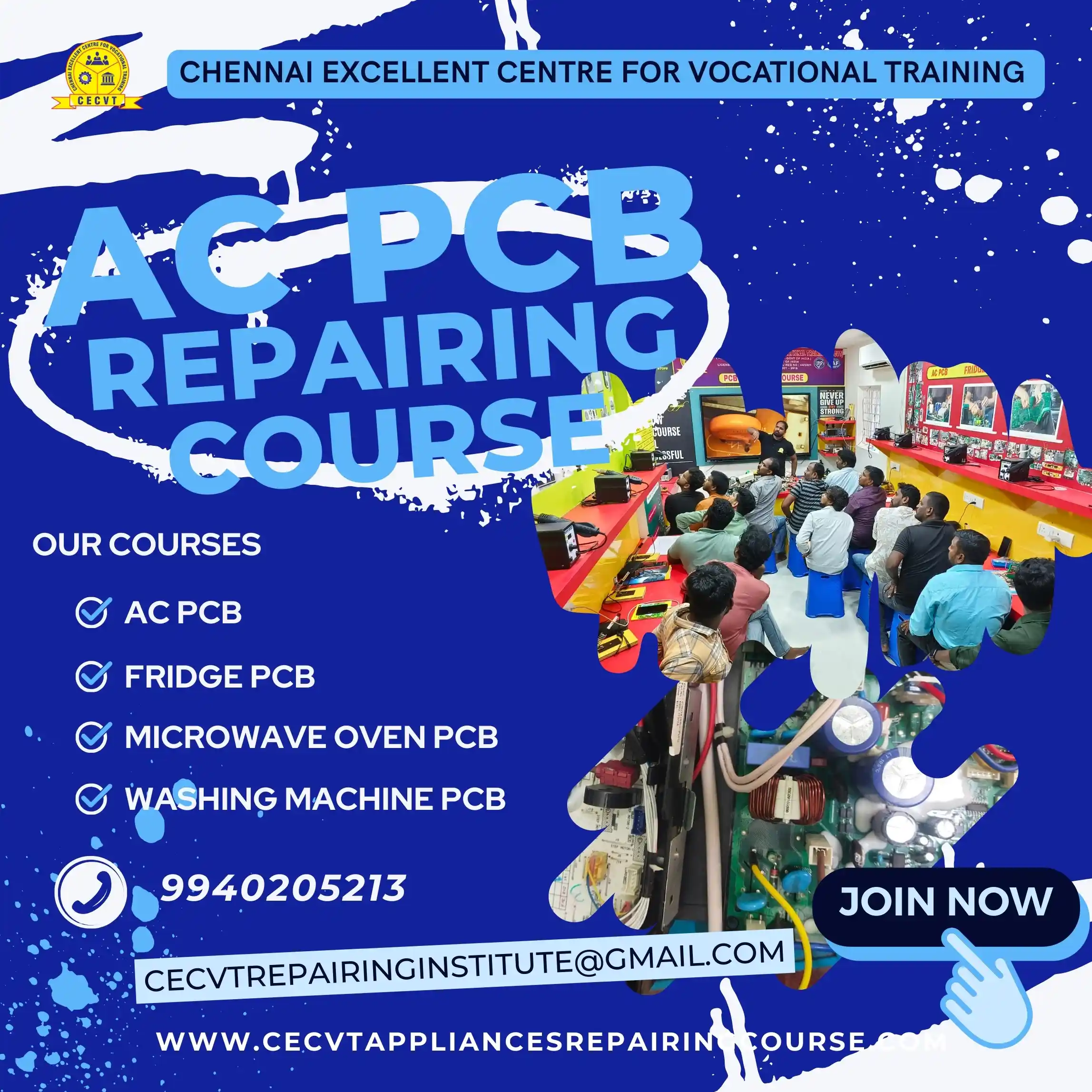 AC PCB Board Mechanic Course in Gariaband, Chhattisgarh