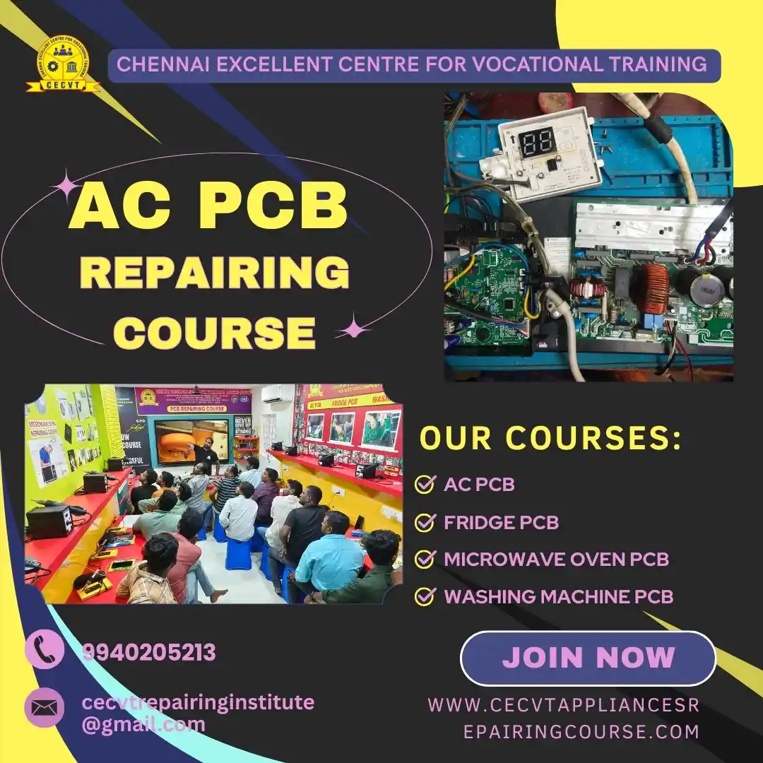 AC PCB Board Mechanic Course in Khairagarh-Chhuikhadan-Gandai, Chhattisgarh