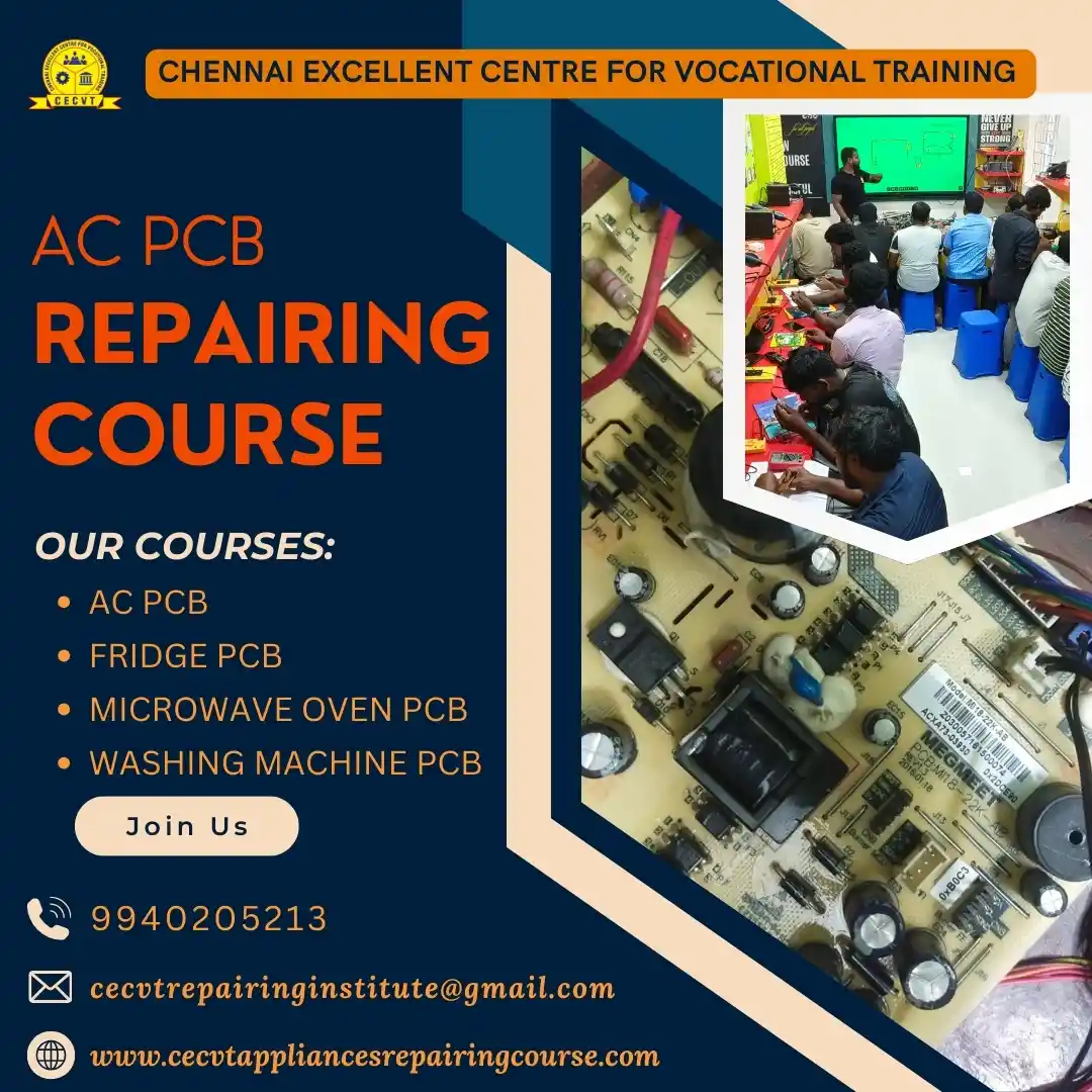 AC PCB Board Mechanic Course in Mungeli , Chhattisgarh
