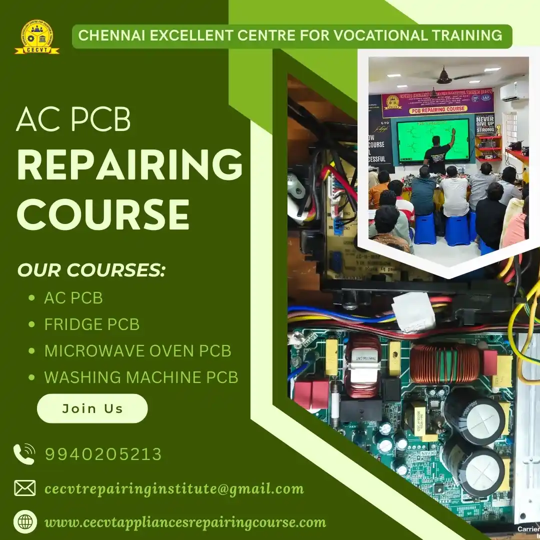 AC PCB Board Mechanic Course in Mungeli , Chhattisgarh