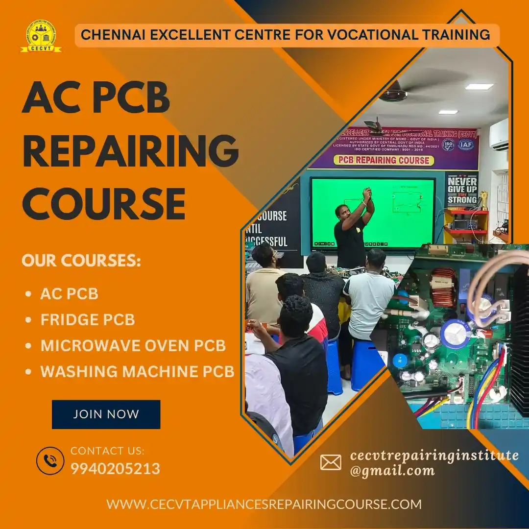 AC PCB Board Mechanic Course in Mungeli , Chhattisgarh