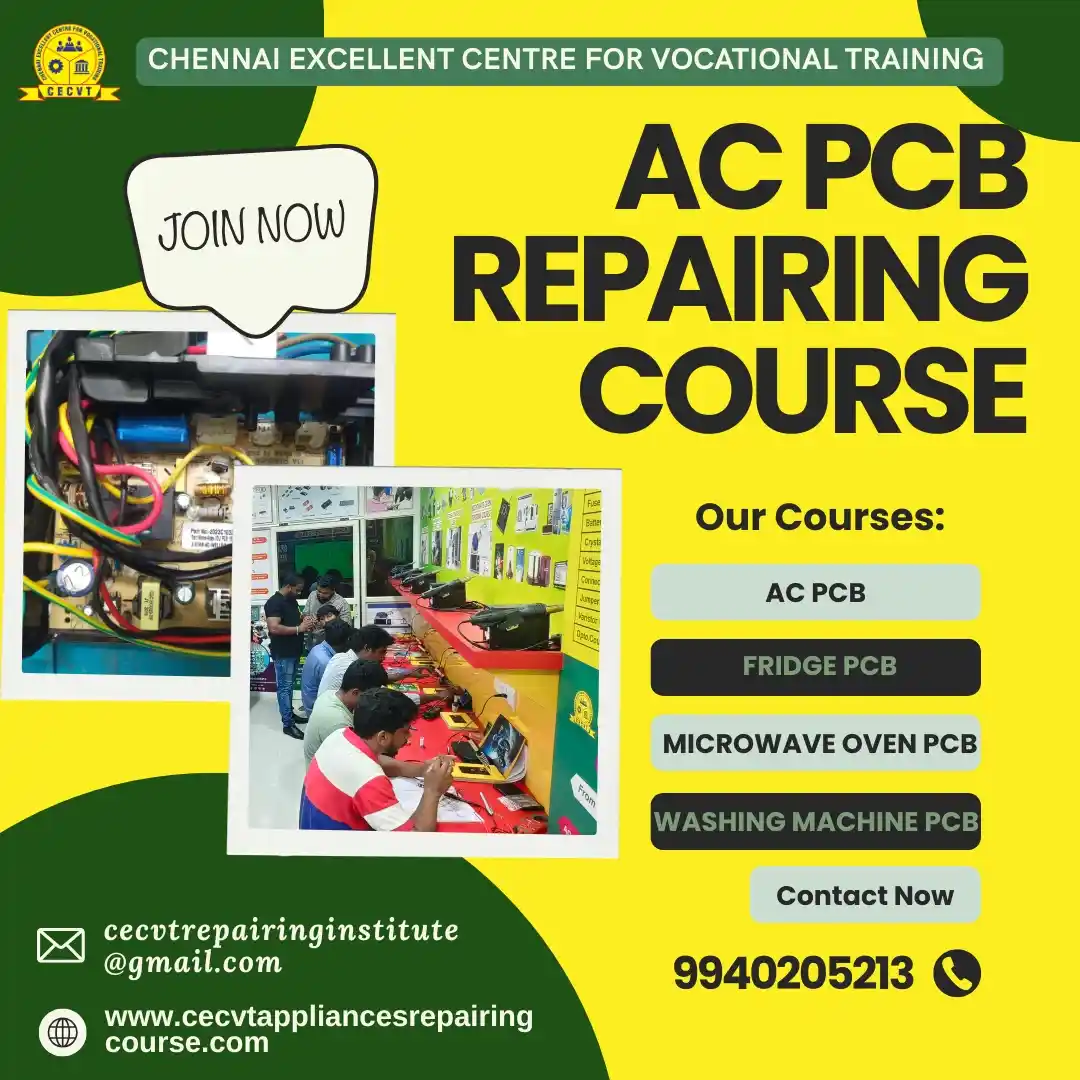 AC PCB Board Mechanic Course in Dr. B.R. Ambedkar Konaseema, Andhra Pradesh
