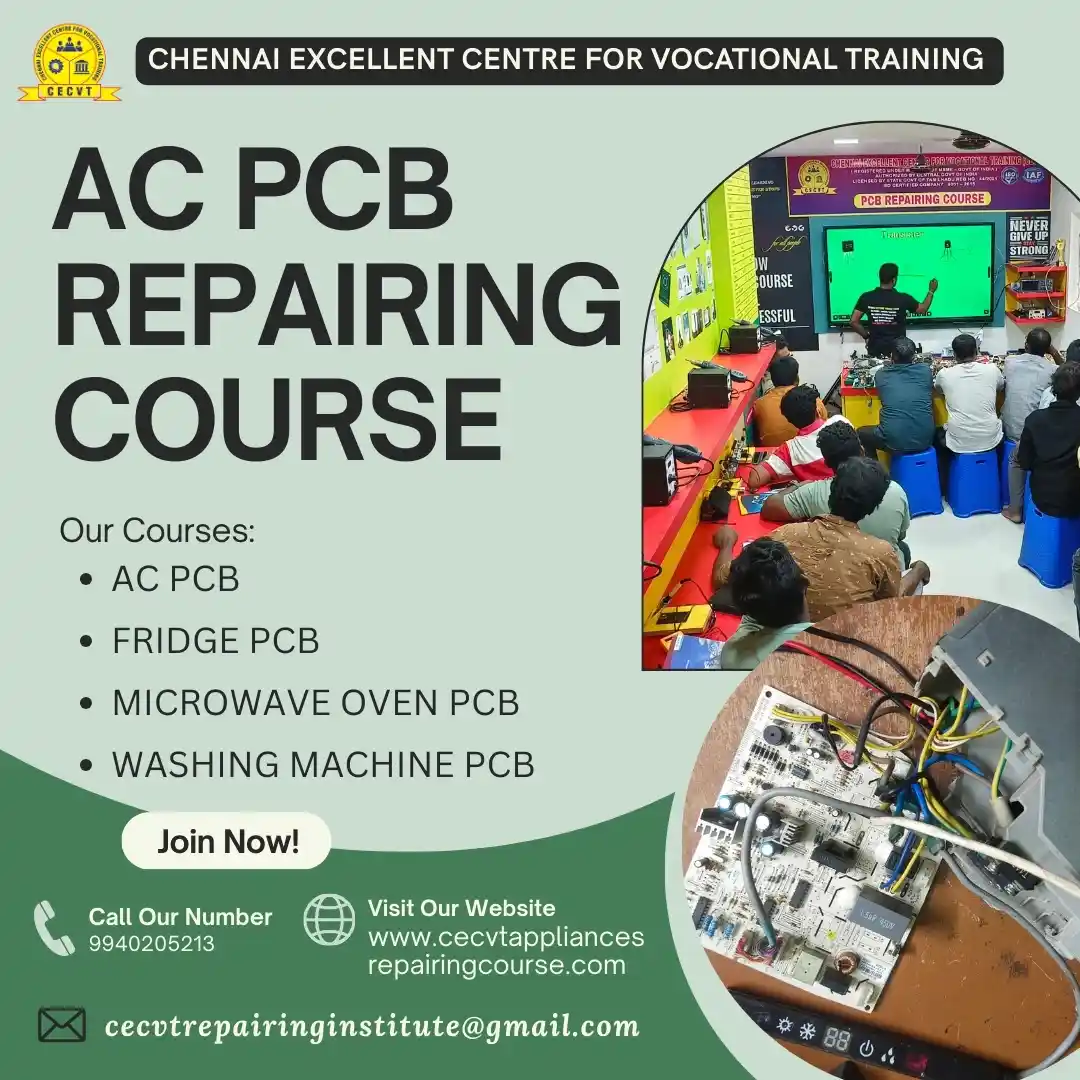 AC PCB Board Mechanic Course in Dr. B.R. Ambedkar Konaseema, Andhra Pradesh