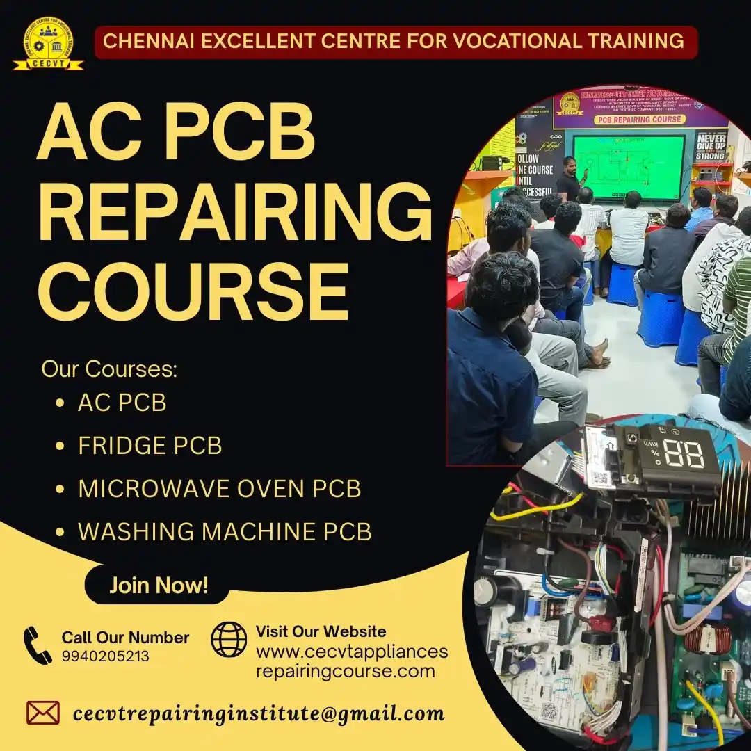 AC PCB Board Mechanic Course in Dr. B.R. Ambedkar Konaseema, Andhra Pradesh